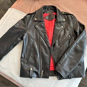 Vegan leather jacket size 40